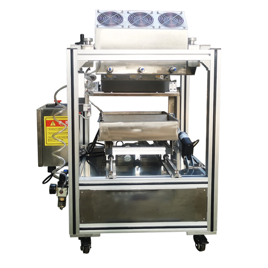 Wax sealing machine for 3 bottles
